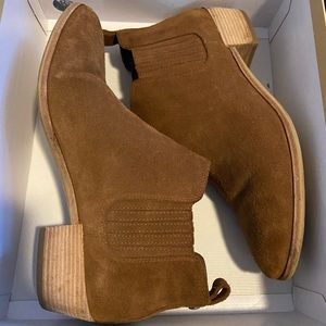 Micheal Kors Brown Suede Booties